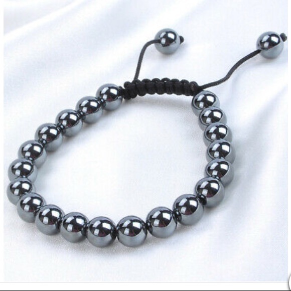 Jewelry - Natural Hematite gemstone bracelet